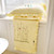 Cotton Quilt Pure Color Home Fashion Elegant Tencel Embroidery Pattern Cotton Summer Cooling Quilt Yellow 2 X Pillowcase 48x74cm
