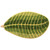 Bathroom Rug Polyester Leaf Shape Non Slip Soft Absorbent Shower Mat for Entryway Patio Bathtub Kitchen Laundry Room Green