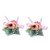 2Pcs Wedding Bridal Corsage Bridesmaid Wrist Flower for Wedding Party AnniversaryPink