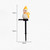 Solar Christmas Snowman Ground Inserted Lamp Outdoor Garden Decoration Landscape LED Lawn Lamp Yellow/Red/Purple/Blue