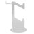 Game Controller Holder Acrylic Stable Space Saving Headset Controller Stand for Desktop Gift Transparentand Transparent Rounded Bottom