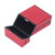 Magnetic Cigarette Case 20 Capacity Universal Flip Cover Aluminum Alloy Cigarette Box for Women Men Red