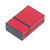 Magnetic Cigarette Case 20 Capacity Universal Flip Cover Aluminum Alloy Cigarette Box for Women Men Red