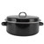 Roasting Pan Black Speckled Finish Household Non Stick BBQ Pot Roast Pan With Lid for Roasted Sweet Potatoes Chestnuts Iron Cover 28cm