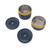 Bento Lunch Box Round with Lid Bag Leakage Proof Stainless Steel Safe Large Capacity Easy Clean Lunch Container for Office 3 Insulated Box