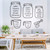 Cute Cup Pattern Wall Sticker PVC Self Adhesive Wallpaper for Home Living Room Decoration