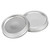 Stainless Steel SplitType Mini Glass Jar Lids Container Sealing Cover for Spice Honey Storage(20Pcs 70mm Silver Circular Ring+Cover Plate )