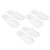 50 Pair White Disposable Slippers Hotel Slippers Anti Slip Spa Centre Travel Slippers for Outdoor Guest Room