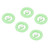 5PCS Rotating Spinning Round Grip Ring Tyre Shape Rotating Spinning Gyroscopic Grip Ring for Stress Relief Green