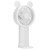 Mini Handheld Fan USB 1200mAh Battery Dual Drive Portable Handheld Fan Electric Small Fan White