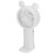 Mini Handheld Fan USB 1200mAh Battery Dual Drive Portable Handheld Fan Electric Small Fan White