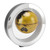 6in Magnetic Levitation Floating Globe ABS Gold Rotating Home Decoration with LED Light for Office 100‑240V UK Plug