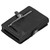 Portable Business Card Holder Travel Credit Card Case Organizer for Men and Women UseBlack Flat Texture x-65#