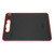 3 in 1 Double Sided Frost Away Plate Chopping Board Fast Defrosting Tray with Knife Sharpener for Frozen Meat Food Thawing Black Red