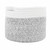 Foldable Laundry Basket Multipurpose Large Capacity Cotton Linen Woven Collapsible Laundry Hamper for Home Bedroom White, Grey 25x20cm / 9.8x7.9in