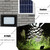 Solar Powered 54 LED Sensor Light Waterproof Outdoor Garden Stairs Patio Security Lamp
