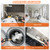 Portable Steam Cleaner 1500W High Temperature High Pressure Mobile Cleaning Machine Steam Cleaner 50-400ml/min Multi Purpose 3.5Bar Handheld Pressurized Steam Cleaner with 3 Brush Heads for Cleaning Window Floor Counter Car Auto