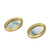 2Pcs/Set doll house Miniature Oval Frame Picture Photo Dollhouse DIY Accessories