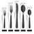 20 Pieces Silverware Set Premium Stainless Steel Flatware Set Service for 5 Include Fork Knife Spoon Set Dishwasher Safe Cutlery Utensil Set for Home/Hotel/Wedding