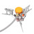 3500W Portable Outdoor Picnic Gas Burner Foldable Backpacking Camping Mini Metal Stove