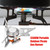 3500W Portable Outdoor Picnic Gas Burner Foldable Backpacking Camping Mini Metal Stove