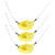 3 Sets Pet Cage Winter Warm Banana Shape Hamster Hammock Bed Hanging House Sleeping NestsYellow
