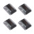 Solar Wall Light Waterproof Automatic High Brightness Up Down LED Wall Lamp for Courtyard Garden 4pcs