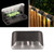 4 Pcs Solar Step Light White Lighting Waterproof High Strength Solar LED Deck Light Outdoor Stair Lamp