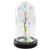 Glass Cover Rose LED Light Eternal Rose Foil Flower Light Valentines Day Christmas Mothers Day Gift Colorful Gold