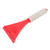 Car Windshield Shovel EVA Ergonomic Handle Rounded Corner Safe Portable Car Ice Scraper for Vehicle Outdoor Snow Red
