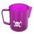 600ml Milk Frothing Cup Acrylic Purple Coffee Milk Frothing Cup for Home Coffee Shop
