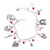 Halloween Horror Movie Bracelet Creative Charm Jewelry Collection Gifts for Movie Fans