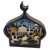 Eid Wood Carved Craft Ornaments Wooden Castle Ramadan Decoration Islam Muslim Mubarak Festival Supplies