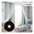 Star Curtains Stars Blackout Curtains for Kids Girls Bedroom Living Room Colorful Double Layer Star Window Curtains, 1 Panel (53