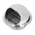 Stainless Steel Round Air Vent Thicken Windproof Rainproof Round Ventilation Grille Cover with Fine Mesh 110mm/4.3in