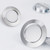 [通拓商品]LED Embedded Ultra-thin Cabinet Light Display Case Mini Round Light Showcase Cabinet Lights Closet Light Wardrobe Light