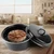 Portable Barbecue Pot Sweet Potato Meat BBQ Grill Pot with Lid for Home Use