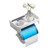 Paper Towel Holder with Shelf Adhesive Paper Towel Rack Toilet Roll Paper Holder Without Drilling Bathroom Toilet Paper Holder for Kitchen Bathroom