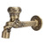 G1/2 Wall Mounted Water Faucet Antique Brass Single Cold Water Tap for Bathroom Washing Machine