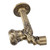 G1/2 Wall Mounted Water Faucet Antique Brass Single Cold Water Tap for Bathroom Washing Machine