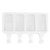 Multi Grid Silicone Ice Bar Mold Heat Resistant Ice Cream Making Mold Kitchen DIY Tool(4Grid Fringed )