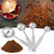 2 Set Multifunction Stainless Steel Measuring Scoop Spoon for Kitchen Baking Supplies