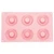 6 Cavity Silicone Donut Baking Pan Tray Nonstick Cake Biscuits Mold Making Tool Kitchen Accessories(Pink )