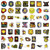 100 Pcs Softball Stickers Waterproof Vinyl Softball Stickers for Water Bottle Laptop Guitar Computer Skateboard Phone Cup Luggage