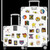 100 Pcs Softball Stickers Waterproof Vinyl Softball Stickers for Water Bottle Laptop Guitar Computer Skateboard Phone Cup Luggage