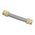 G1 Male Thread Corrugated Pipe Stainless Steel Air Conditioner Connecting Hose for Water Heater 20cm