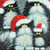 DIY Digital Oil Painting Santa Claus Snowman Cat Linen Decorative Painting GX1853