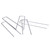 100PCS Garden Landscape Staple UType Turf Pin Ground Staple for Artificial Grass