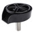 Sink Glass Rinser G1/2 Male Thread Automatic Rotation Cup Washer with Pull Out Spray Head for Kitchen Milk Tea Shop Black Basin US Type 9/16 Hose