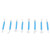 8Pcs DIY Fondant Tool Cake Pastry Carving Cutter Chocolate Decorating Mold Set for BakeryBlue